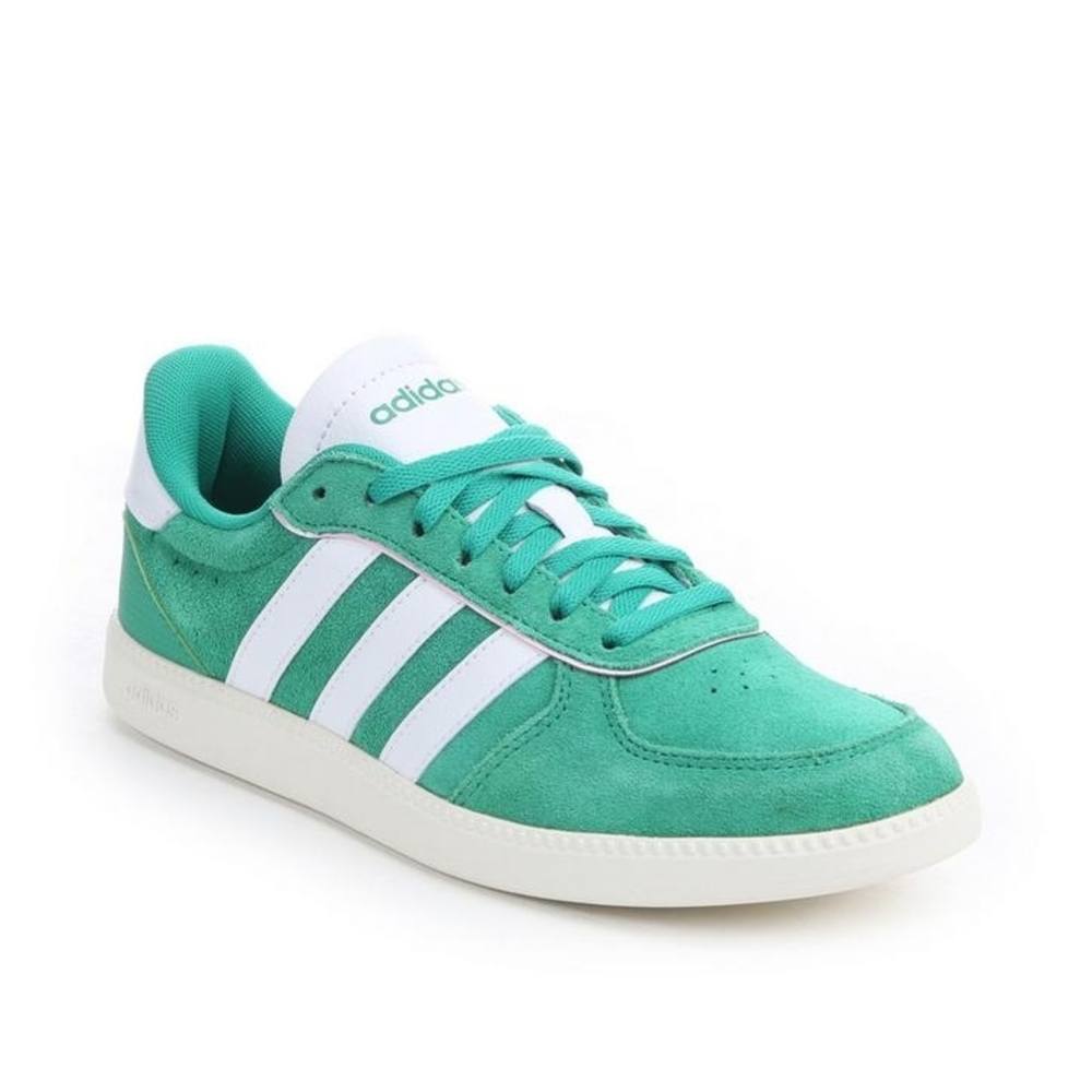 Adidas Teal and White Classic Sneakers